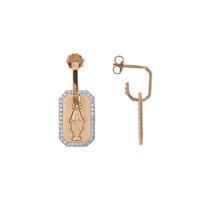 Mono orecchino Rue des Mille Donna MADLY in Argento Zircone ORZ-009 RT MD - ORZ-009 RT MD
